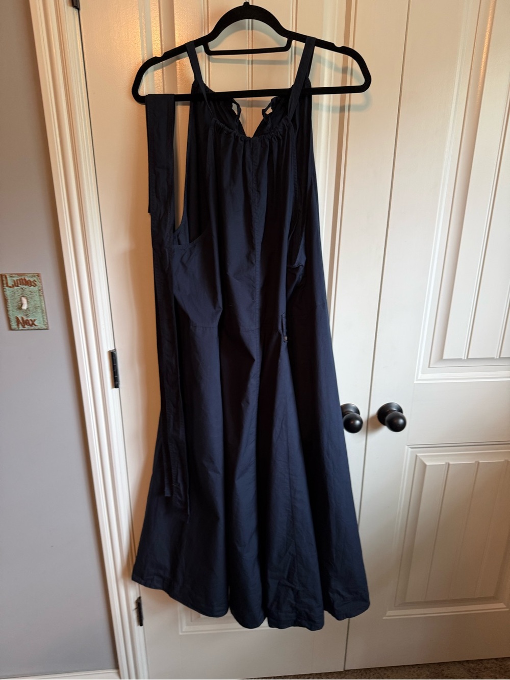 Banana Republic Women's Navy Tie Waist Dress